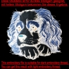 NEU Stickdatei Applikation King Charles Spaniel Lotte