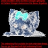 NEU Stickdatei Applikation Yorkshire Terrier Elas