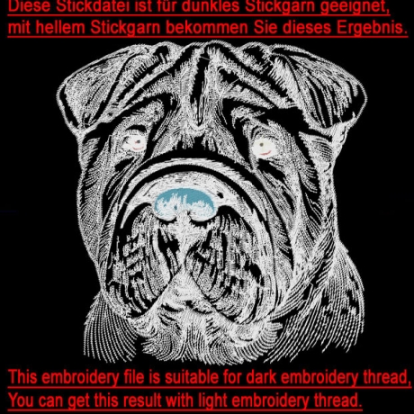 NEU Stickdatei Shar Pei Harper LunaChild