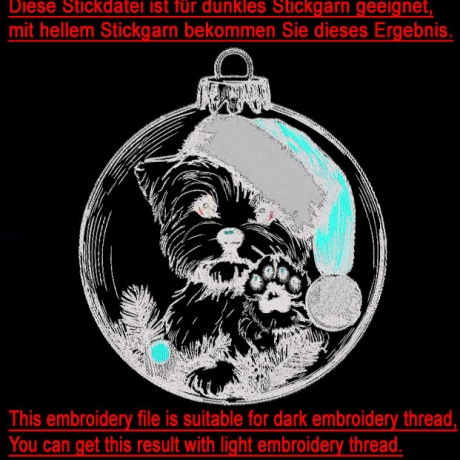 Neu Stickdatei Hund Malteser Josef LunaChild