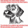 NEU Stickdatei Rauhaardackel Olaf Hund LunaChild