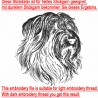NEU Stickdatei Bearded Collie Maddox Hund