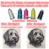 NEU Stickdatei Cocker Spaniel Welpe schwarz Dizzy