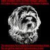 Stickdatei Lhasa Apso Gustav Hund realistisch