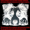 NEU Stickdatei Applikation Border Collie Vera Lunachild
