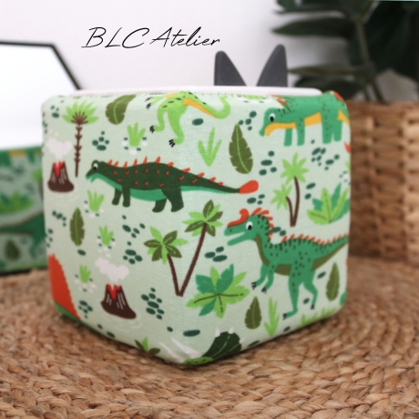 JERSEY Bezug Dinos Grün, passend für Toniebox