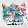 Katzen, Don´t touch it, lustiger Spruch, Cat, Mousepad, Tasse