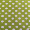 Dots grün/weiß Stretchfrottee Sommerfrottee Finnland