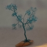 Türkis Drahtbäumchen Glücksbäumchen Geldbäumchen Wunschbaum