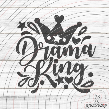 Drama King Plotterdatei SVG DXF