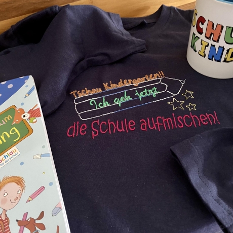 DreamEmbroid Schule aufmischen digitale Stickdatei