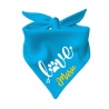 Dreiecks Hundehalstuch LOVE personalisiert mit Name