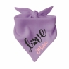 Dreiecks Hundehalstuch LOVE personalisiert mit Name