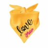Dreiecks Hundehalstuch LOVE personalisiert mit Name