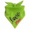 Dreiecks Hundehalstuch LOVE personalisiert mit Name