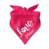 Dreiecks Hundehalstuch LOVE personalisiert mit Name
