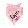 Dreiecks Hundehalstuch LOVE personalisiert mit Name