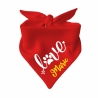 Dreiecks Hundehalstuch LOVE personalisiert mit Name