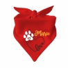 Dreiecks Hundehalstuch LOVEHERZ einfach personalisiert mit Name