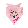 Dreiecks Hundehalstuch PFOTE Umriss personalisiert mit Name