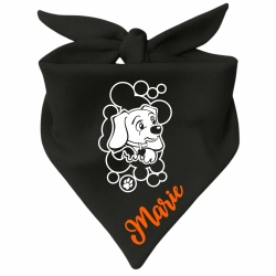 Dreiecks Hundehalstuch WELPE STROLCHI personalisiert mit Name