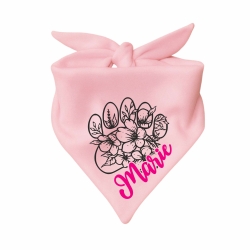 Dreieckstuch Hundehalstuch FLORALPFOTE personalisiert mit Name