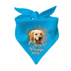 Dreieckstuch Hundehalstuch personalisiert mit deinem Wunschmotiv
