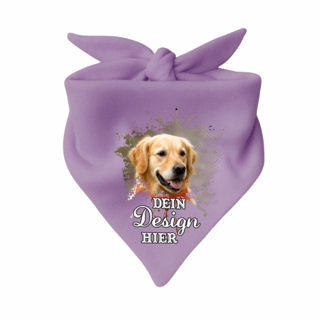 Dreieckstuch Hundehalstuch personalisiert mit deinem Wunschmotiv