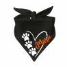 Dreieckstuch Hundehalstuch HERZ 3 PFOTEN personalisiert mit Name