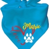 Dreiecks Hundehalstuch LOVEHERZ doppelt personalisiert mit Name