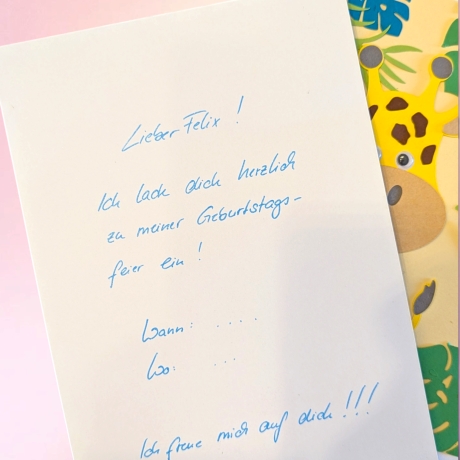 DIY-Bastelset „Dschungeltiere“ | Einladungskarten selber basteln 