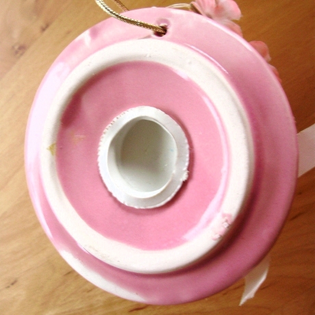 Vintage♥Dufthütchen♥in Rosa♥aus Keramik♥70er Jahre