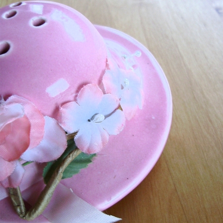 Vintage♥Dufthütchen♥in Rosa♥aus Keramik♥70er Jahre