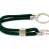 Schlüsselanhänger mit Karabiner Dunkelgrün