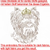 NEU Stickdatei Yorkshire Terrier Gulia Hund
