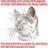 NEU Stickdatei Katze Bengalen Colors Maxie  Lunachild