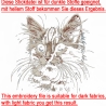 NEU Stickdatei Katze Bengalen Colors Georgie Lunachild