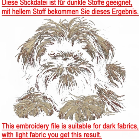 NEU Stickdatei Affenpinscher Caleb LunaChild