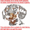 NEU Stickdatei Dackel Three Colors Gardy  Hund