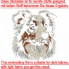 NEU Stickdatei Border Collie Three Colors Oreo 