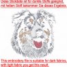 Neu Stickdatei Australian Shepherd Sanzy Lunachild