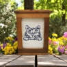 E0005 –Katze im Scribble Stil – ab 10x10 cm 