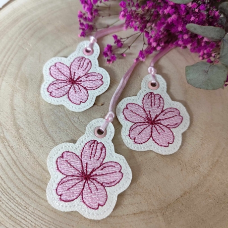 E0007– Kirschblüten inkl. ITH Dateien - ab 10x10 Rahmen 