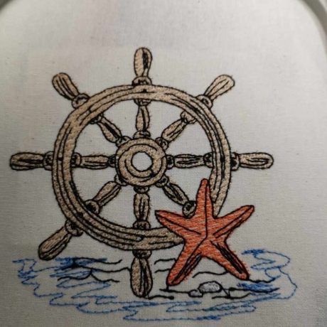 E0008- Steuerrad inkl. ITH Datei – ab 10x10 Rahmen 