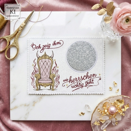 E0036 Stickdateien Herrscher Thron – 8 Motiven