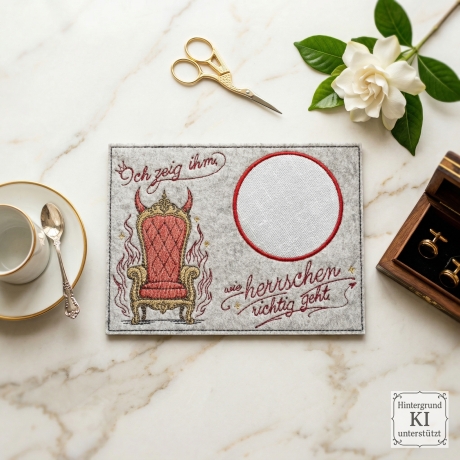 E0036 Stickdateien Herrscher Thron – 8 Motiven