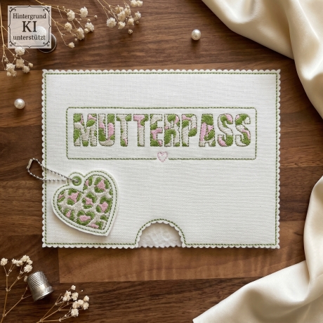 E0037 - Stickdateien Leo Mutterpass - 14 Motive ab 10x10 cm 