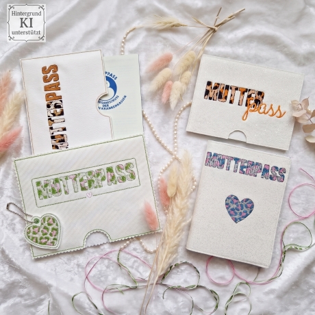 E0037 - Stickdateien Leo Mutterpass - 14 Motive ab 10x10 cm 