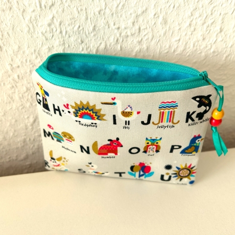Kinder-Täschchen Geldbeutel Kleinkram Buchstaben