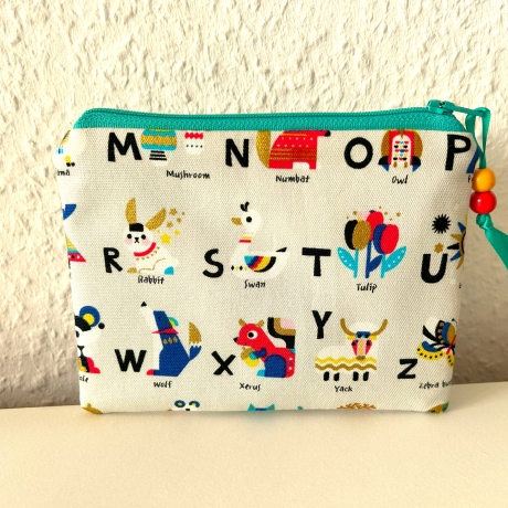 Kinder-Täschchen Geldbeutel Kleinkram Buchstaben